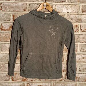 Kids/Boys Rylee & Cru Pale Soup Green Hooded Pullover - Size 8-9Y